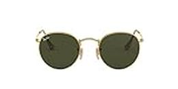 Ray-Ban - Men's - Round Metal - 50mm - Gold/Green Classic Sunglasses