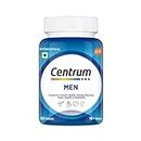 Centrum Men Tablet, World's No.1 Multivitamin with Grape seed extract, Vitamin C & 21 other nutrients for Overall Health, Strong Muscles & Immunity (Veg) 30s