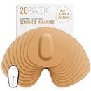Not Just A Patch CGM Sensor Patches for Dexcom G6 & MiaoMiao (20 Pack) - Water Resistant & Durable for Active Lifestyle for 10-14 Days - Pre-Cut Dexcom G6 Adhesive Patches in Beige