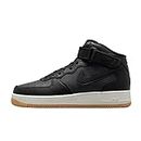 Nike Air Force 1 Mid '07 LX Men's Shoes Size-8.5,Anthracite/Black-anthracite, Anthracite/Black-anthracite