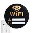 Wifi Password Sign - Wifi Code Sign - Acrilico Wifi Decor Board Autunno Autoadesivo Resistente all'usura per Hotel Caffetteria Kraiss