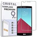 REY Protector de Pantalla para LG G4, Cristal Vidrio Templado Premium