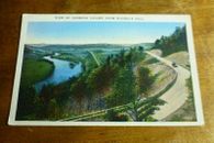 H128 Blick auf CHEMUNG VALLEY von WAVERLY HILL USA Postkarte