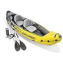 Intex Inflatable Explorer K2 Kayak Boat, Multi Color