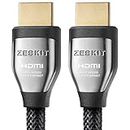 Zeskit Cinema Plus High Speed 22.28Gbps HDMI 2.0b Cable 3ft, 4K 60Hz HDR10 ARC 4:4:4 HDCP 2.2 28AWG Compatible with Dolby Vision Xbox PS4 Pro Apple TV 4K Roku Fire TV Switch TCL Vizio Sony LG Samsung