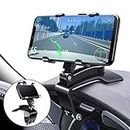 FONKEN Car Phone Mount, 360 Degree Rotation Dashboard Clip Mount, Compatible with iPhone 11/12 Pro Max XS Max XR 8 8Plus 7 Samsung Galaxy S10 S9 S8 LG and More