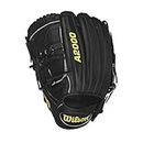 Wilson A2000 CK22 Clayton Kershaw Pitcher Baseball Glove, Black, Left Hand Throw, 11.75-Inch