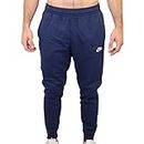 Nike M NSW Club Jggr Pantalon de Sport Homme, Midnight Navy/Midnight Navy/White 410, L