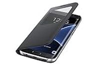 Samsung BT-EFCG935PBEG S View Cover Galaxy S7 Edge, Nero