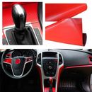 3D Car/tablet Red Interior Accessories Panel Carbon Fiber Vinyl Wrap Sticker New