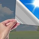 Privacy Window Tint Film Silver One Way View Sun UV Control for Home, Office & Car Privacy (20" x 60'' inch, Window Silver Film)