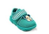 Coolz Kids Chu-Chu Sound Musical First Walking Shoes Star-01A for Baby Boys and Baby Girls for 9-24 Months (Sea Green, 21_Months)