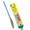 HIC Zero Dust Broom with Extendable Long Handle Broom Stick for Home Floor Cleaning and Ceiling Cleaning, Jhadu for Home Cleaning and Ceiling Cleaning, Made of Washable Fibers Pack of 1