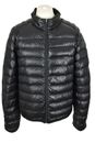 TRIPLE FAT GOOSE Black Puffer Jacket size L Mens Quilted Full Zip Nylon