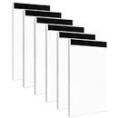 Aster 6 Pack A7 Small Notepads Refills, Blank Notebook 3x5 Inch Memo Pads, Lined Writing Note Pads Mini Pocket Notebook for Taking Notes and Reminders Organization Planning, 300 Sheets