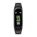 Tikkers Series 1 Black Canvas Rip Strap Activity tracker with colour touch screen and up to 7 day battery life TKS01-0018
