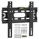 Tv Wall Bracket For 17-43 Inch, Flat Tv Wall Mount With Spirit Level, 25kg Capacity, Max Vesa: 200x200