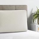 Memoir Hygienic pillow collection| Slim Pillow For Neck & Head Support | Bamboo Memory Foam Pillow| Anti Allergen| Orthopedic | Thick -3inch| King Size 17x27inch| Stomach sleeper|Improve Sleep quality