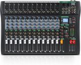 XTUGA CT120 12-Channel Professional Audio Mixer for Computer Recording Sound 48V