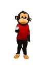 BookMyCostume Monkey Cartoon Mascot Costume For Theme Birthday Party & Events | Adults | Full Size Adults