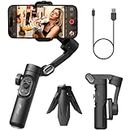 HIFFIN Smart X Gimbal Stabilizer 3-Axis Smartphone Foldable Gimbal with Focus Wheel TIK Tok YouTube Vlog Stabilizer for iPhone 15 (All Variants) 14,13,12 Pro Max & All Smartphone