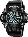 SELLORIA Digital Watch Shockproof Multi-Functional Automatic Black Color Strap Waterproof Digital Sports Watch for Mens Kids Watch for Boys, Men Pack of 1, Water Resistance