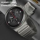 Correa de reloj de titanio de acero inoxidable para Huawei Watch GT 3 Pro GT 3 2 2E 46mm GT Runner