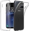 Amazon Brand - Solimo Back Cover Case for Samsung Galaxy S8 | Compatible for Samsung Galaxy S8 Back Cover Case | 360 Degree Protection | Soft and Flexible (TPU | Transparent)