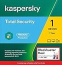 Kaspersky | Total Security | 1 Device | 1 Year | Email Delivery in 1 Hour - No CD