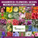 FLOWER GARDEN SEEDS "CHOOSE YOUR FLOWERS 250+ Variety Seeds " 250+ FLOWER Seeds