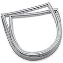 Whole Parts W10830162 Refrigerator French Door Gasket - Gray - Replacement & Compatible with Some Jenn Air, Kenmore, Kitchen Aid, Maytag & Whirlpool Refrigerators - Refrigerator Parts & Accessories