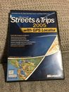 GPS Streets & Trips 2005 with GPS locator 2 DISC CD VGC