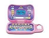 VTech Toddler Tech Laptop, Pink Interactive Educational Computer Toy, 20 Games for Pre-School Children, Learn Alphabet, Letters, Shapes, Numbers, Music & French, Kids 2, 3, 4 + Years, English Version