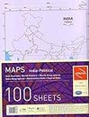 Navneet India Political Maps (Pack Of 100 Sheets)