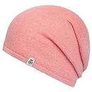 Roeckl Women's Pure Cashmere Hat, Light Flamingo, 57, Light Flamingo, 7