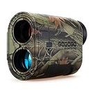 Gogogo Sport 6X Hunting Laser Rangefinder, Range Finder Distance Measuring Outdoor Wild 650/1200Y with Slop High-Precision Continuous Scan (1200Yard)