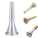 1*Gold/Silver Optional French Horn Metal Mouthpiece Instrument Accessories Hot