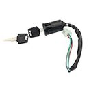 4 Wire Lock Key Ignition Switch Replacement for 90cc 110cc 125cc 140cc 150cc 200cc 250cc Quad ATV Go Kart Pit Dirt Bike Moped Scooter