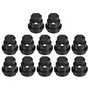 uxcell 12 Pcs Wheel Lug Nut Covers No.21011331 for Chevrolet Camaro 1997-2001 for Saturn SC1 1994-2002 Truck Lug Nut Cap Covers 24mm Black Anti Scratch