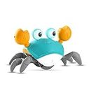 Bumtum Crawling Crab Musical Toy with LED Lights & Rechargeable Battery, Electronic Walking Moving Toy | Interactive Early Learning and Entertainment Toys for Kids,Toddlers & Infants