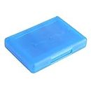 28 in 1 Games Case Plastic Anti Shock Holder Memory Micro Memory Card Carry Case for Nintendo 3DS DSL DSI LL Storage Box (Blue)
