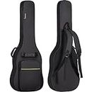 CAHAYA Electric Guitar Bag Gig Bag 6mm Padding Backpack Padded Soft Guitar Case Black, Model CY0226