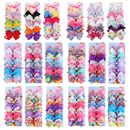 6pcs Girls Fashion Hair Accessories Party Gift Signature for Jojo Siwa Bows