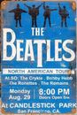 CONCERT POSTER SIGNS (TIN) - The Beatles