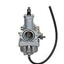 SaferCCTV PZ30 30mm Carburetor with Cable Choke Lever and Air Filter Compatible with 150 200 250 300 cc Pit Dirt Bike ATV Scooter Moped Engines
