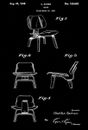 1948 - Silla - C. Eames - Póster de arte de patente