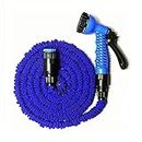 EBOFAB Magic Hose 25 FEET Plastic Expandable Pipe for car wash and Garden Wash Car Bike with Spray Gun Flexible Water Hose Plastic Hoses Pipe with Spray