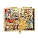 Disney Beauty and the Beast Small Glass Jewelry Box Officially Licensed, Jewelry Case, Gifts