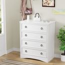 Large Chest Drawers 4 Drawer Dresser For Bedroom Furniture Storage Cabinet