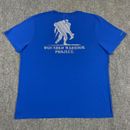 Under Armour Wounded Warrior Project Heat Gear T-Shirt Adult XXL Loose Blue UA